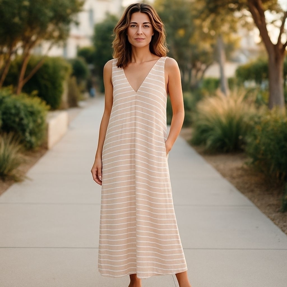 Rachel Pally Dimitra Maxi Dress – Size M, NWT – 100% Bamboo